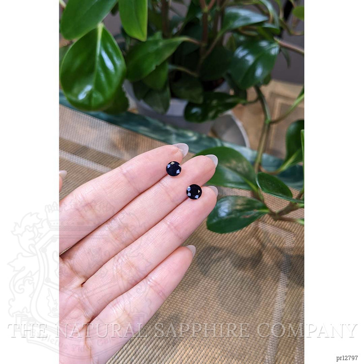 2.35 Ct.Tw. Blue Sapphire Pair from Ceylon (Sri Lanka)