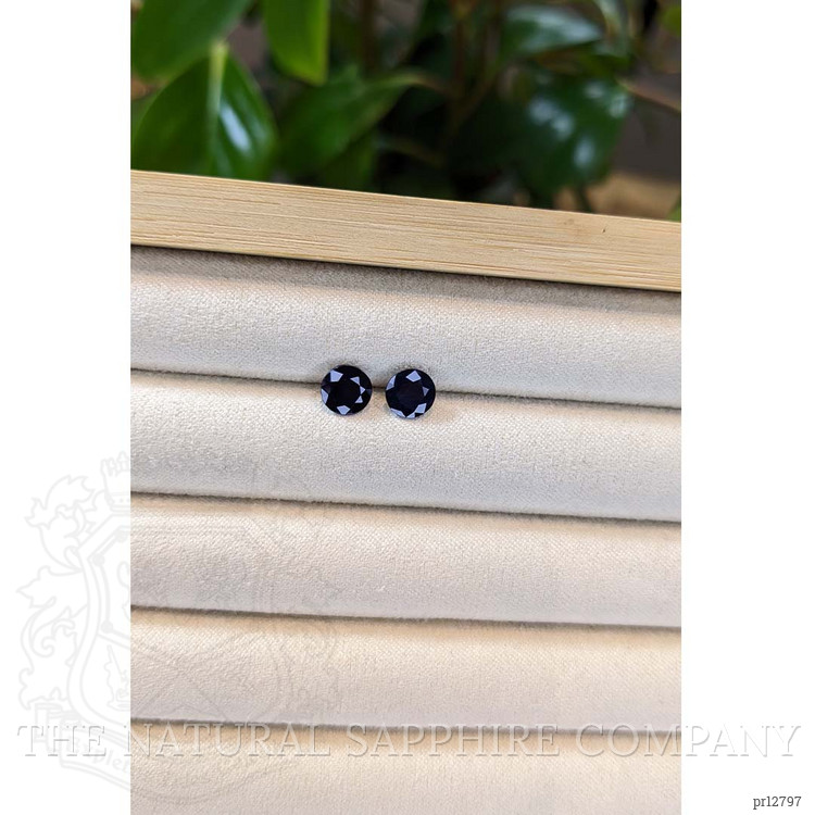 2.35 Ct.Tw. Blue Sapphire Pair from Ceylon (Sri Lanka)