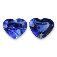 1.78&nbsp;Ct.Tw.Total Carat Weight Blue Sapphire Pair from Ceylon (Sri Lanka) Video