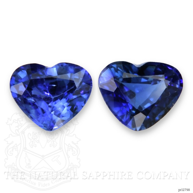 1.78 Ct.Tw. Blue Sapphire Pair from Ceylon (Sri Lanka)