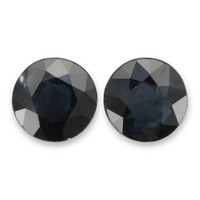 1.71&nbsp;Ct.Tw.Total Carat Weight Blue Sapphire Pair from Ceylon (Sri Lanka) Video