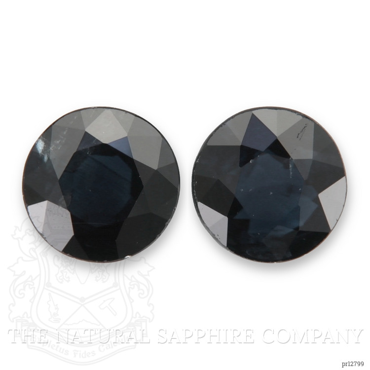 1.71 Ct.Tw. Blue Sapphire Pair from Ceylon (Sri Lanka)