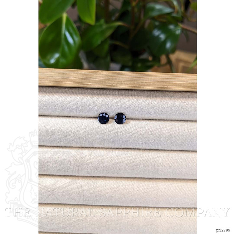 1.71 Ct.Tw. Blue Sapphire Pair from Ceylon (Sri Lanka)