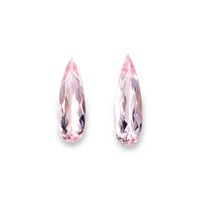 5.25 Ct.Tw.Total Carat Weight Morganite Pair from Brazil Video
