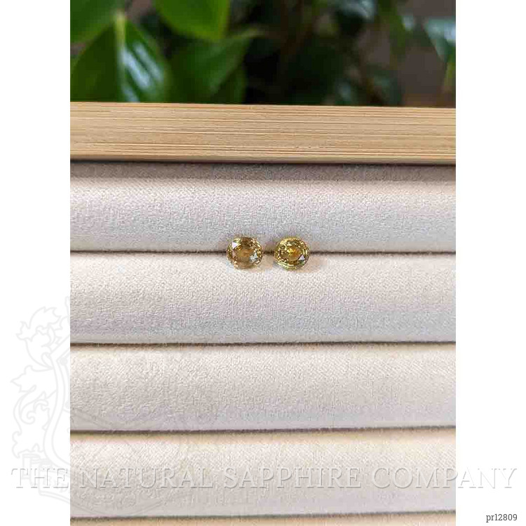 2.20 Ct.Tw. Bi Color Sapphire Pair from Montana