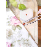 0.89 Ct.Tw.Total Carat Weight Orange Sapphire Pair from Montana Life Style