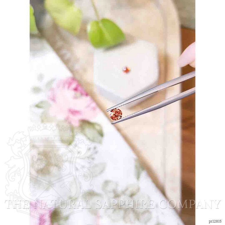 0.89 Ct.Tw. Orange Sapphire Pair from Montana