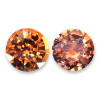1.05 Ct.Tw.Total Carat Weight Orange Sapphire Pair from Montana Video