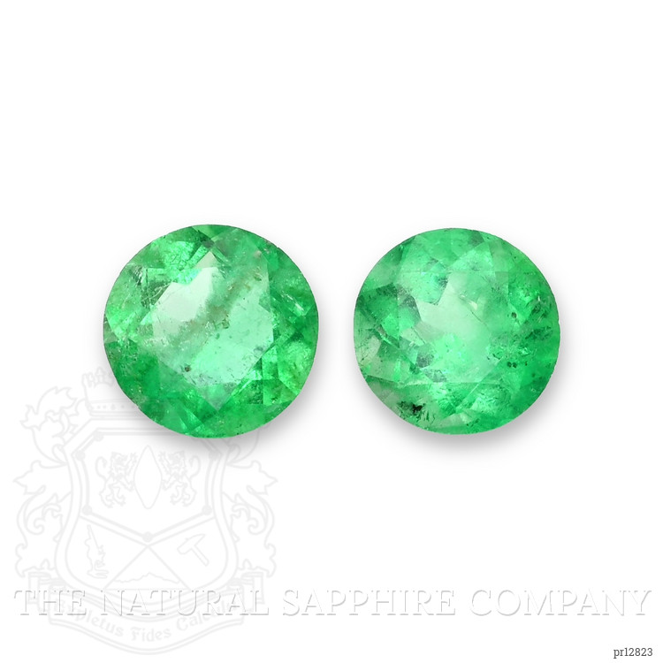 0.83 Ct.Tw. Emerald Pair from Colombia