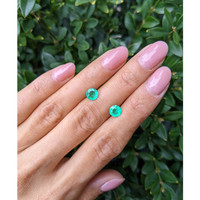 1.27 Ct.Tw.Total Carat Weight Emerald Pair from Colombia Life Style