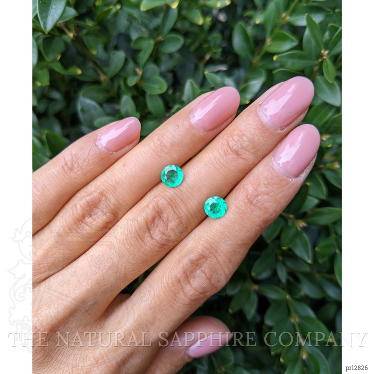 1.27 Ct.Tw. Emerald Pair from Colombia