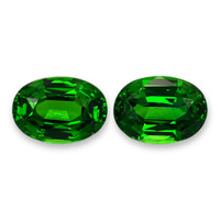 3.93 Ct.Tw.Total Carat Weight Tsavorite Garnet Pair from Madagascar Video
