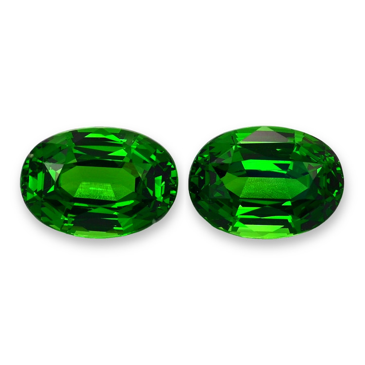 3.93 Ct.Tw. Tsavorite Garnet Pair from Madagascar