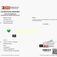 8.74&nbsp;Ct.Tw.Total Carat Weight Emerald Pair from Colombia Scan Report