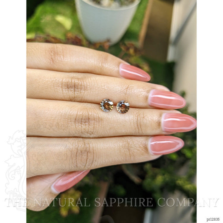 2.07 Ct.Tw. Chrysoberyl Pair from Ceylon (Sri Lanka)