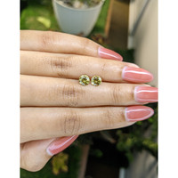 1.58&nbsp;Ct.Tw.Total Carat Weight Chrysoberyl Pair from Ceylon (Sri Lanka) Life Style