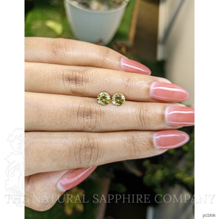 1.58 Ct.Tw. Chrysoberyl Pair from Ceylon (Sri Lanka)