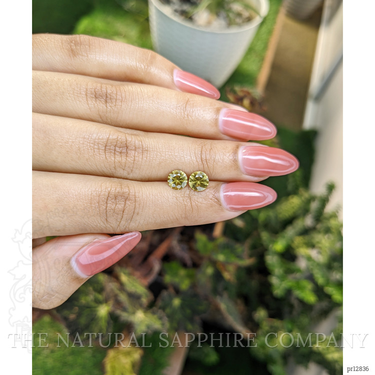 1.58 Ct.Tw. Chrysoberyl Pair from Ceylon (Sri Lanka)