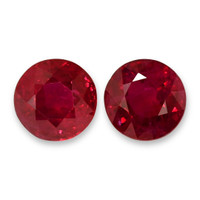 2.03 Ct.Tw.Total Carat Weight Ruby Pair from Mozambique Video
