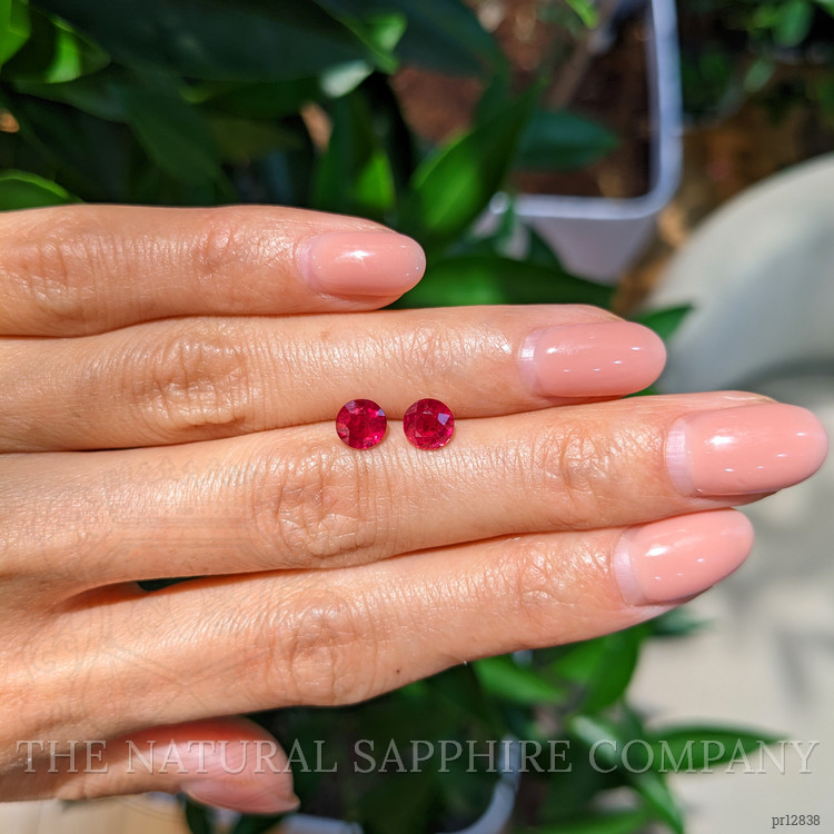 2.03 Ct.Tw. Ruby Pair from Mozambique