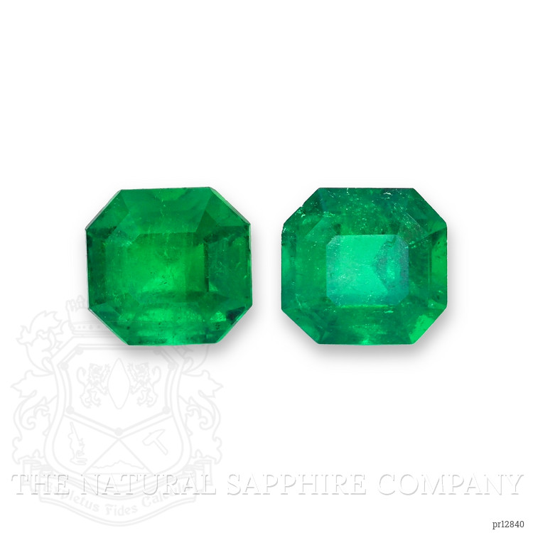 5.57 Ct.Tw. Emerald Pair from Colombia