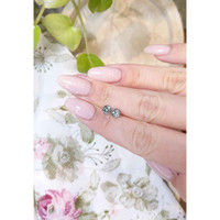 1.61 Ct.Tw.Total Carat Weight Bluish Green Sapphire Pair from Montana Life Style