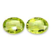 1.58&nbsp;Ct.Tw.Total Carat Weight Peridot Pair from Burma (Myanmar) Video