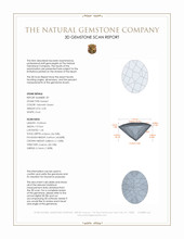 4.36 Ct.Tw.Total Carat Weight Peridot Pair from Burma (Myanmar) 3 D Scan Report