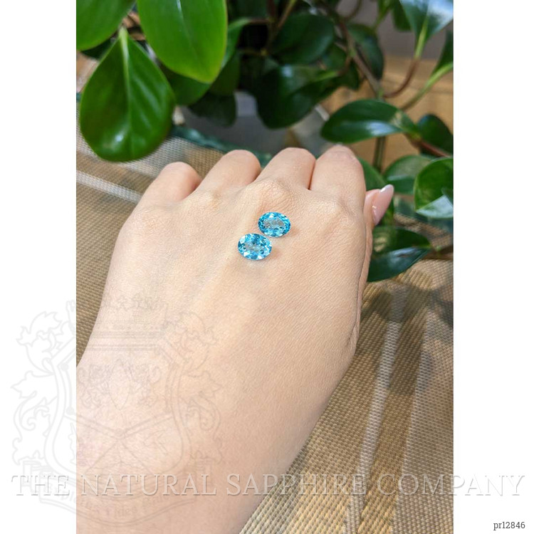 3.35 Ct.Tw. Apatite Pair from Madagascar