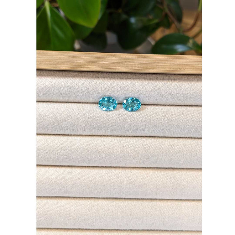 3.35 Ct.Tw. Apatite Pair from Madagascar