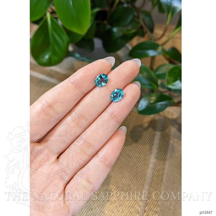 3.49 Ct.Tw. Apatite Pair from Madagascar