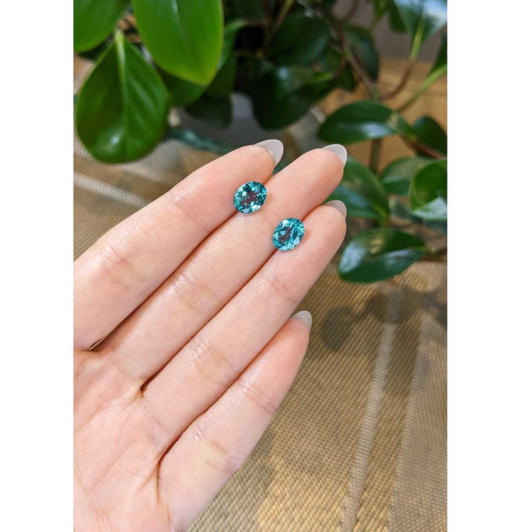 3.49 Ct.Tw. Apatite Pair from Madagascar