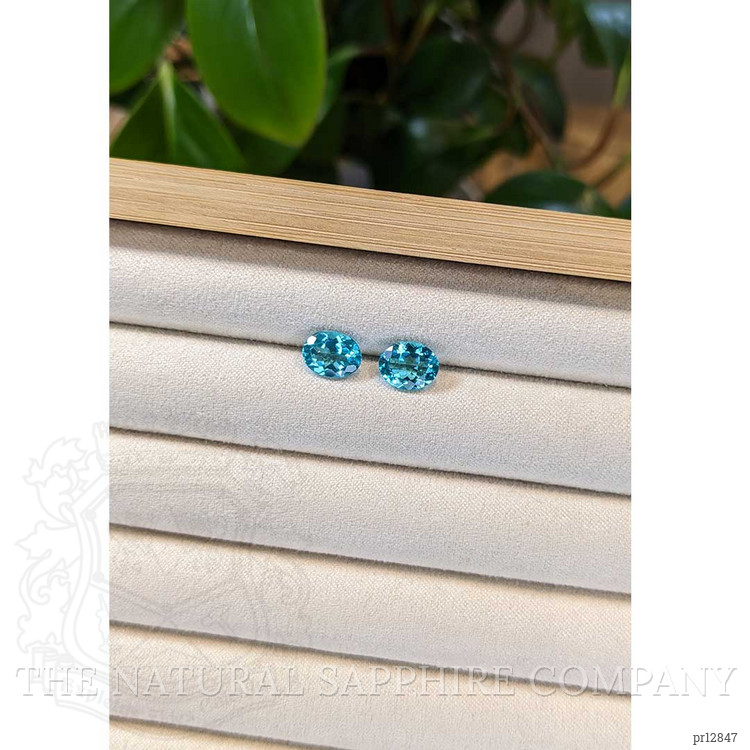 3.49 Ct.Tw. Apatite Pair from Madagascar