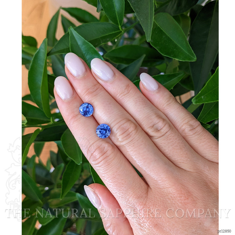 5.13 Ct.Tw. Blue Sapphire Pair from Ceylon (Sri Lanka)