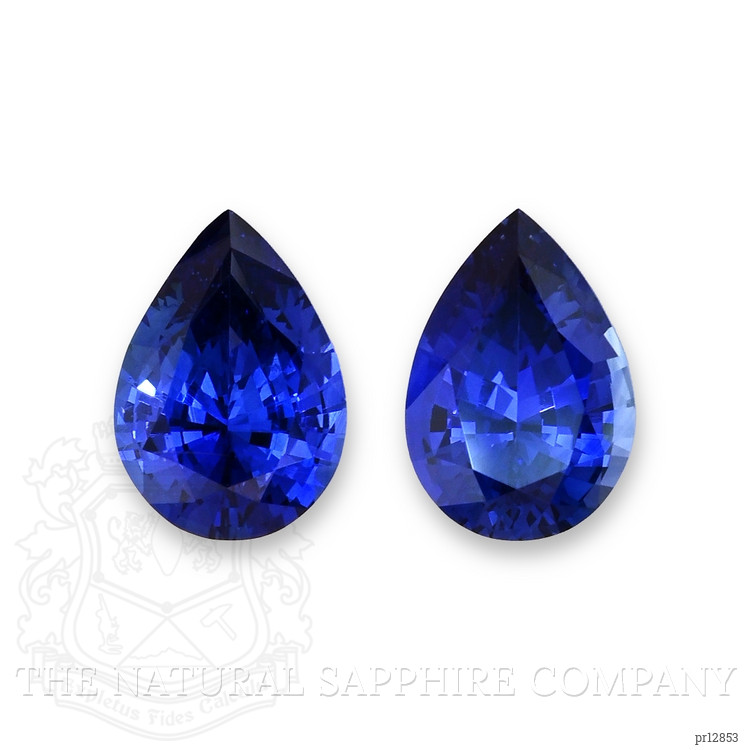 3.18 Ct.Tw. Blue Sapphire Pair from Ceylon (Sri Lanka)