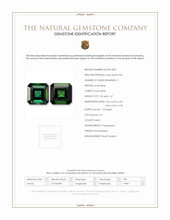 3.17 Ct.Tw.Total Carat Weight Green Tourmaline Pair from Mozambique Scan Report