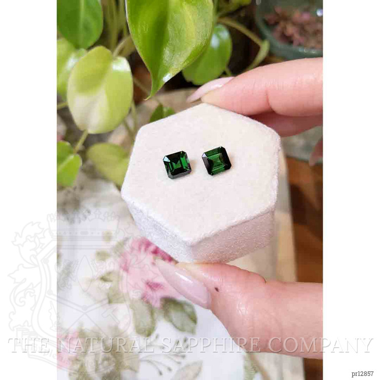 3.17 Ct.Tw. Green Tourmaline Pair from Mozambique