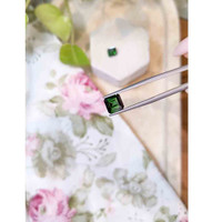 3.17 Ct.Tw.Total Carat Weight Green Tourmaline Pair from Mozambique Life Style