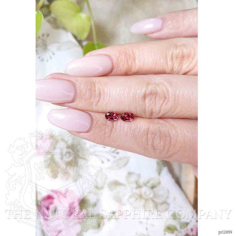 1.01 Ct.Tw. Rubellite Tourmaline Pair from Brazil