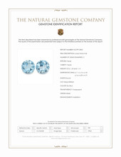 2.37&nbsp;Ct.Tw.Total Carat Weight Topaz Pair from Brazil Scan Report