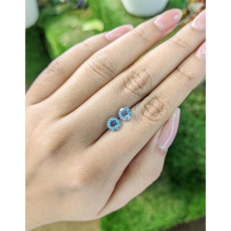 2.37 Ct.Tw. Topaz Pair from Brazil