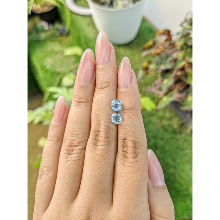 2.37 Ct.Tw. Topaz Pair from Brazil