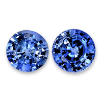 3.24&nbsp;Ct.Tw.Total Carat Weight Blue Sapphire Pair from Ceylon (Sri Lanka) Video