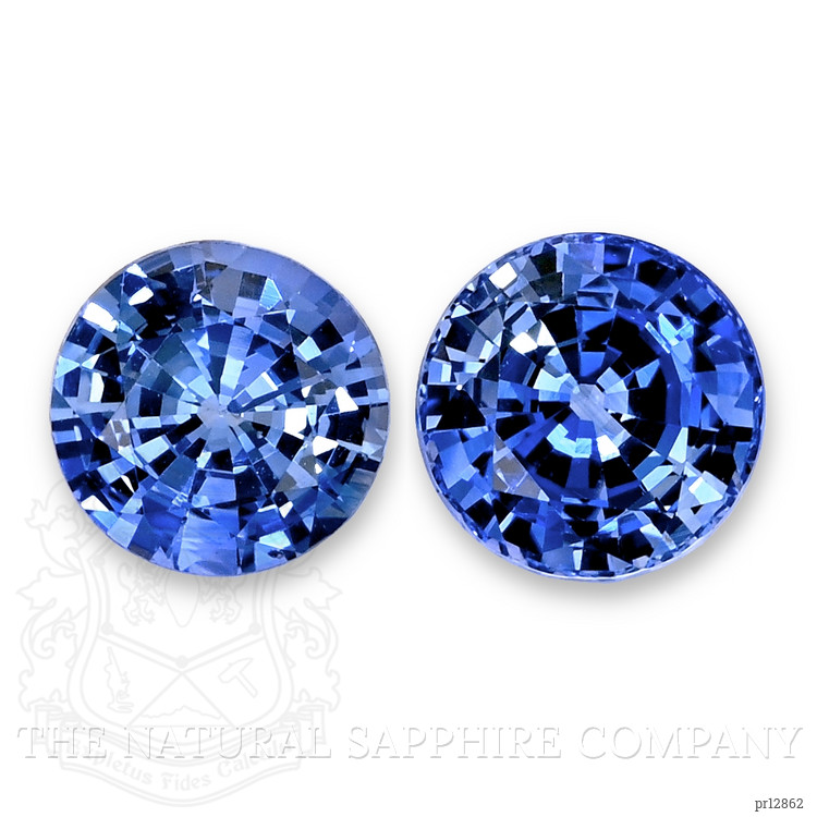 3.24 Ct.Tw. Blue Sapphire Pair from Ceylon (Sri Lanka)