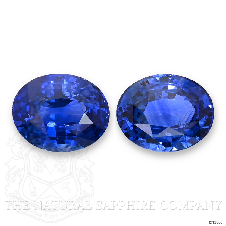 4.11 Ct.Tw. Blue Sapphire Pair from Ceylon (Sri Lanka)