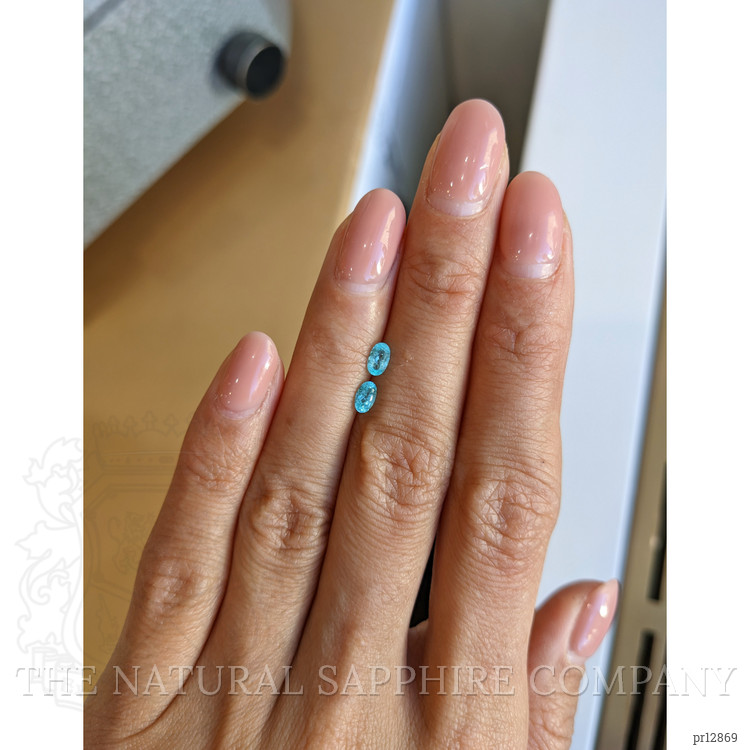 0.46 Ct.Tw. Paraiba Tourmaline Pair from Brazil