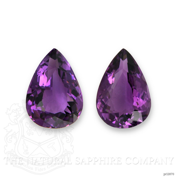 12.43 Ct.Tw. Amethyst Pair from Brazil