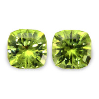 2.93 Ct.Tw.Total Carat Weight Peridot Pair from Afghanistan Video
