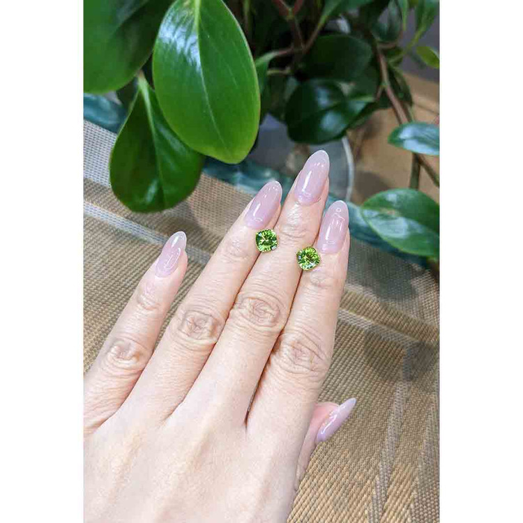 2.93 Ct.Tw. Peridot Pair from Afghanistan