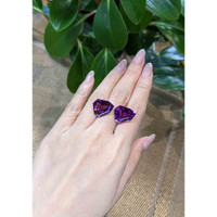 21.81&nbsp;Ct.Tw.Total Carat Weight Purple Amethyst Pair from Bolivia Life Style